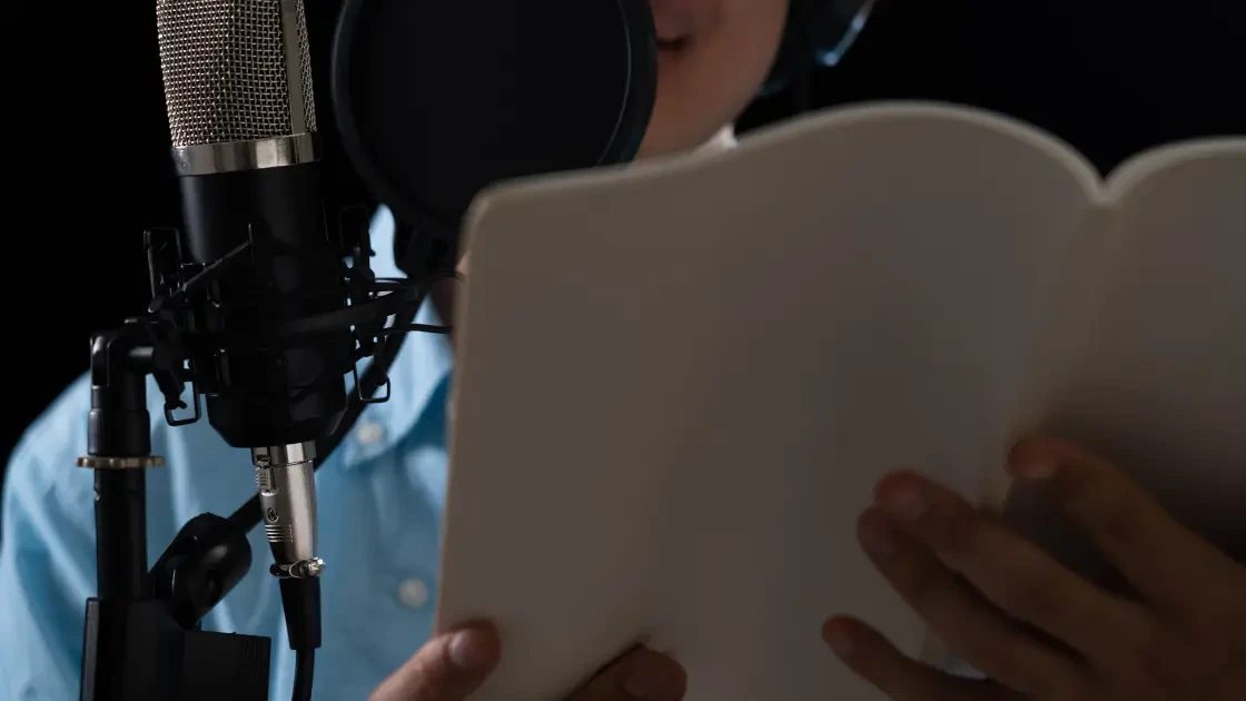 音声収録のイメージ画像