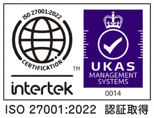 ISO 27001:2022の認証取得証明画像