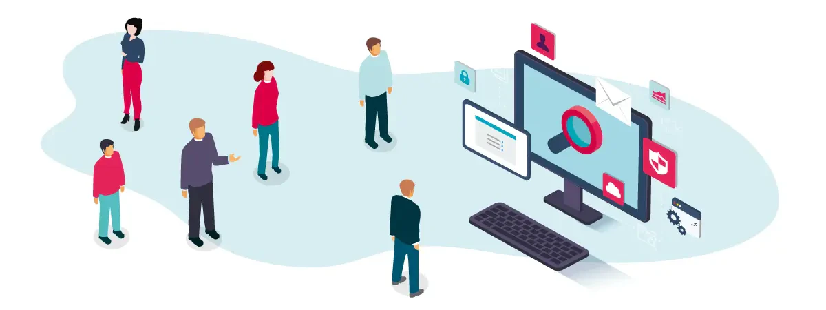 ホームページリニューアルが必要なタイミングをイメージしたイラスト