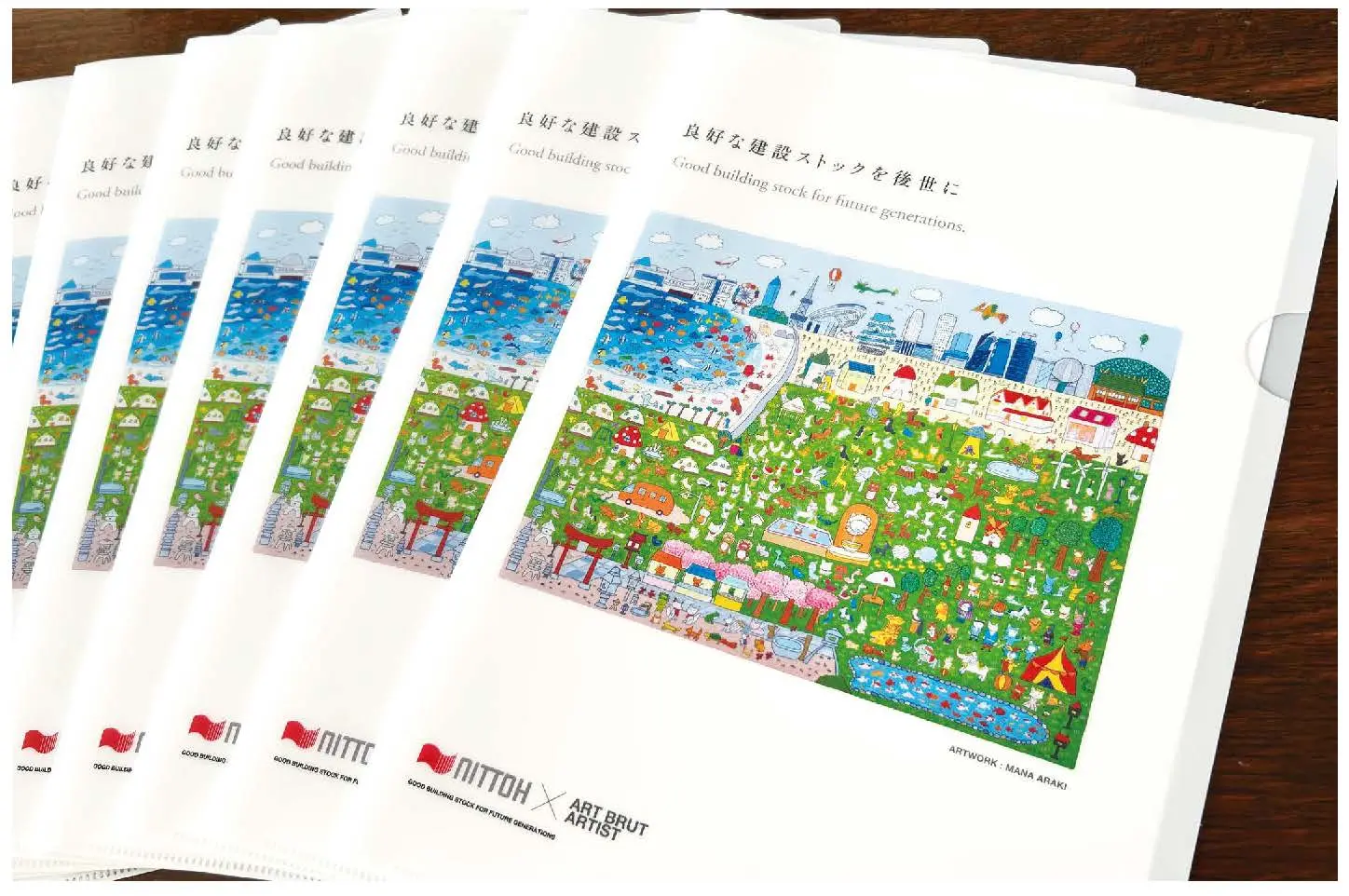 株式会社NITTOH配付用ノベルティ　クリアファイル 画像