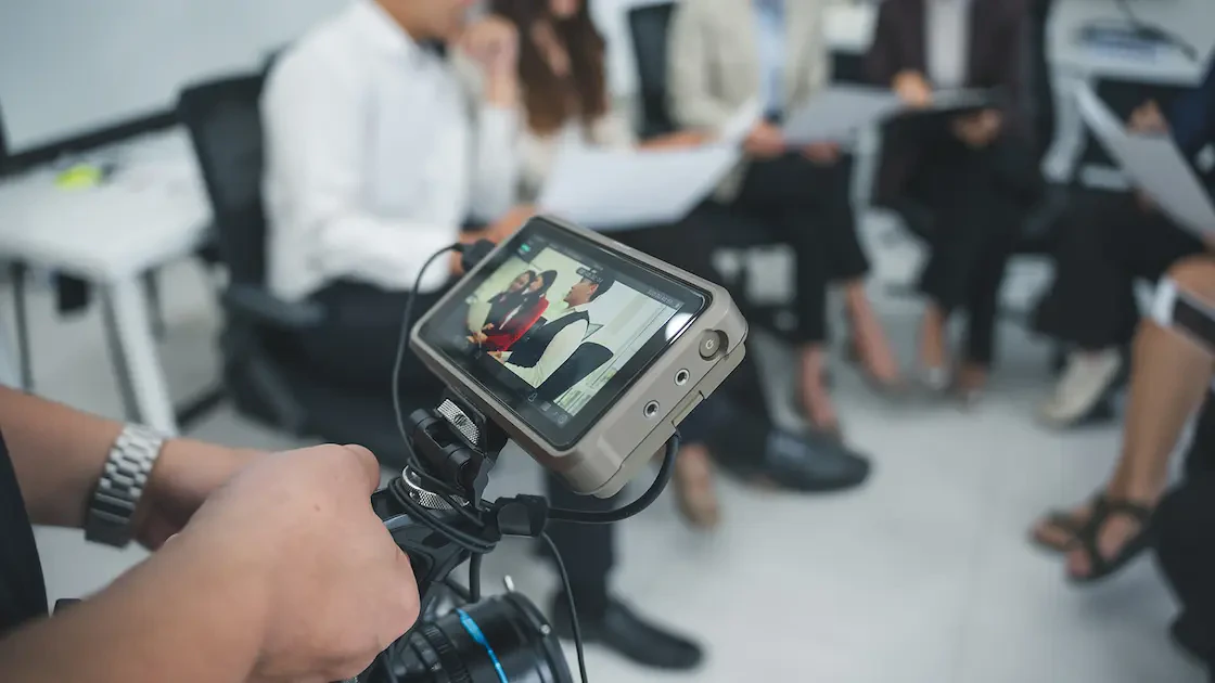 社員インタビュー、会社案内動画の活用のイメージ画像